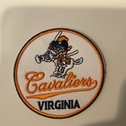 Virginia Cavaliers Vintage Embroidered Iron On Patch 3    X 3   