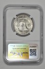 1948 D 50c Silver Franklin Half Dollar Ngc Ms 64 Fbl With New Holder