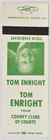 1970s Tom Enright Franklin County Clerk Of Courts Columbus Ohio Election Voting