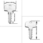 10x 601 Sany Key Fits Sany Mini Excavator Crane Ferris Mower Bluebird School Bus