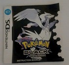 Pokemon Black Version  nintendo Ds  Case And Manual Only - No Game
