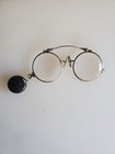 1917 1 10 12k Gf   925 Filigree Folding Lorgnette Pince Nez Eyeglasses 