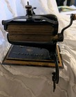 Antique 1875  crown  Fluting American Machine Co   Cast Iron Fabric Crimper  308