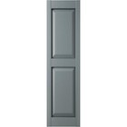12 w X 55 h Lifetime Vinyl  Standard Two Equal Panels  Raised Panel Shutters    
