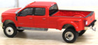 Greenlight Custom Lifted Red 2018 Ford F350 Crew Cab Pick Up Truck No Box 1 64