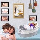 Baby Diaper Caddy Organizer - Extra Large Nappy Rope Nursery Storage Bin Basket