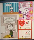 23 Used Vintage Greeting Cards Peanuts Snoopy Lucy Linus Woodstock Cartoon