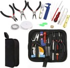 Jewelry Making Kit Natural Chip Stone Bead Findings Sterling Beading Repair Tool