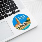 Split Croatia Vintage Travel Sticker Die Cut Waterproof Vinyl Laptop Decal