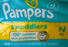 Pampers Swaddlers Diapers Newborn  2 Pack  - 31 Count Each