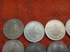 Lot Of 20 Mexico Cap   Rays  720 Silver Peso Coins Km  455 - Free S h Usa
