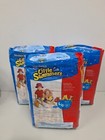  3 huggies Little Swimmers Disposable Swim Diapers  Size 5-6  32  Lbs   17 Ct X3