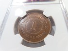 X3 British Straits Settlements 1906 Cent Ngc Ms-63 Brown Key Date Entire Series