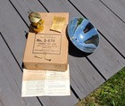 Antique Justrite Carbide Miners Cap Lamp New Old Stock In Original Box No 2 870