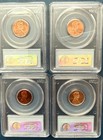 2009 S Lincoln Cent Proof 4 Coin Set Pcgs  2  Pr69rd Dcam   2  Pr66dcam