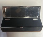 Vtg 1970   s Abstract Enameled Floral Design Lipstick Holder W  Mirror Multicolor