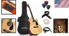 Full-size Acoustic-electric Guitar W  Gig Bag  Strap  Picks  Extra Strings