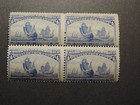 Us Stamp  Scott No 233  1893  Fleet Of Columbus  Ultramarine   Mint  Og   Xf