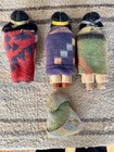 Vintage Lot Of 4 Skookum Billy Good Indian Native American Dolls