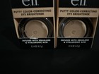 E l f  Putty Color-correcting Eye Brightener Primer 2 Pack New Light  Medium