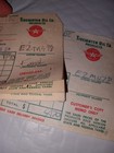 Vintage Flying A Gas Oil Co Fresno Ca Advertising Credit Card Receipt Lot 1960
