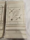 3 Antique Plinth Blocks Trim Door Architectural Salvage