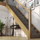 44  Wrought Iron Stair Balusters  5 8  Od Black Spindles For Deck Railing 30pack