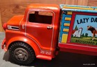 Vintage Marx 1950 s  lazy Day Farms  Tin Litho Pressed Steel Toy Truck 