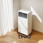 16 Inch Plant Pot Caddy 2 Pack With Wheels And Drainage Tray Heavy Duty Metal