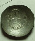 Rare Genuine Ancient Byzantine Coin John Labarum Cross Scepter   Christ Gospels