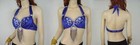 New Belly Dance Top Bra Diamond Sequins Tassels Performance Bra 12 Colors 34 75c
