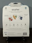 Stasher Food Storage Container - Sandwich Aqua - 1qt 40oz Capacity