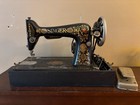 Vintage  red Eye  Singer Sewing Machine Model No  66 - Still Works 