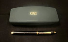 Cross Townsend Rollerball Pen In Black Lacquer With 24k Gold Trim  575