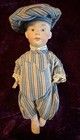 Antique German Bisque 9    Gebruder Heubach 7602 Pouty Character Baby Boy