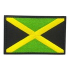 Jamaica Flag Hook And Loop Embroidered Patch Badge Jamaican Pride Country 3x2