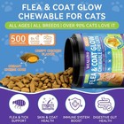Flea And Tick Prevention For Cats - 500 Crunchy   Creamy Chews 