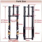 20 Inch 5 0 Fat Tire Bike Air Mountain Bike Inverted Suspension Fork  Thru Ax   