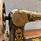 Minnesota Model X Treadle Sewing Machine Cabinet  Tested   Works   Antique 1910s