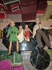 Vtg Ideal Petite Princess Dollhouse Vinyl  Mcm 1960s W  Furniture   Family