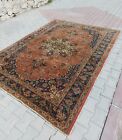 7x10 Antique Heriz Motifs Carpet Rug Handmade Oriental Rug Caucasian Antique Rug