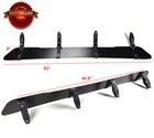 Fit Ford Chevy 53  X 6  Black Roof Rack Wind Fairing Deflector For Cross Bar 