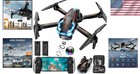 2k Hd Drone With Rechargeable Batteries - Stable Flight   User-friendly Features