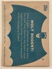 Vintage 1966 Topps Batman Blue Bat Logo  35b Holy Rodents
