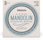 D addario Ej73-3d Mandolin Strings  Phosphor Bronze  Light  10-38  3 Sets