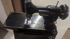 Vintage 1950 s Singer Featherweight Portable Sewing Machine  W Manual