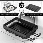 Shower Caddy Shelves Organizer  3 Pack With Soap Holder  No Drilling Wall Mounte