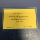 Fundamentals Of Electricity And Signaling General Railway Signal Co  1946