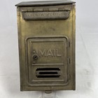 Antique 1920s Corbin Brass Wall Mailbox Door Mount Letters Letter Slot Vintage