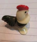 Tiny Vintage Chicken Figurine Bug House Miniature Rooster